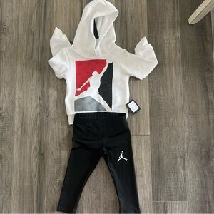 Jordan Kids Matching Set - White and Black